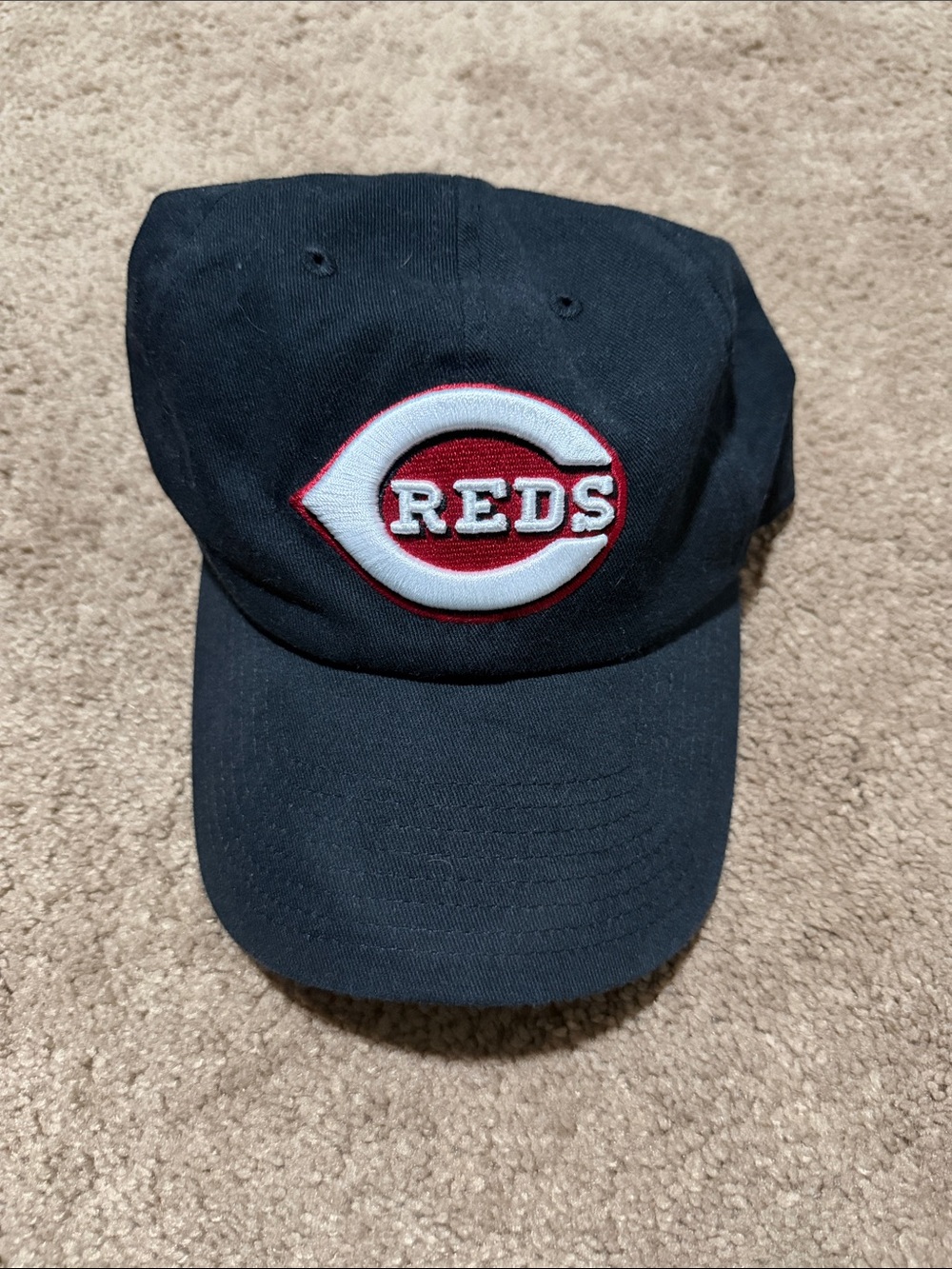 Cincinnati Reds Kids Black Baseball Cap